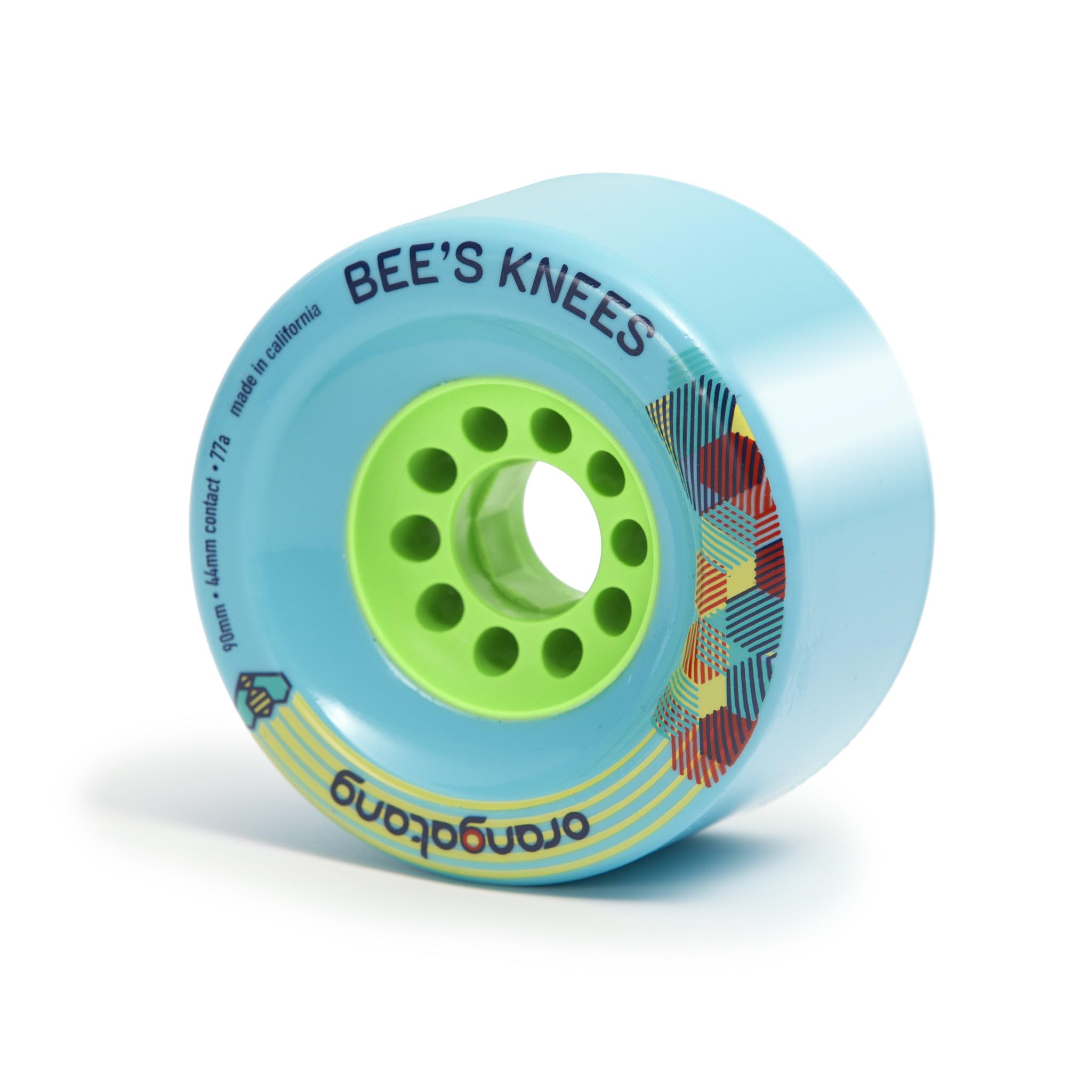 Amazon.com : Orangatang Bee's Knees 90mm 77a Longboard Wheels for